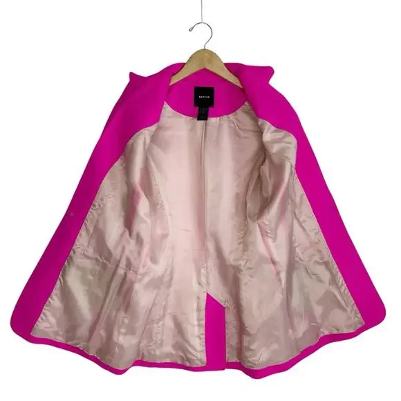 SMYTHE Tailored Hot Pink Wool Blazer - Picture 6 of 9